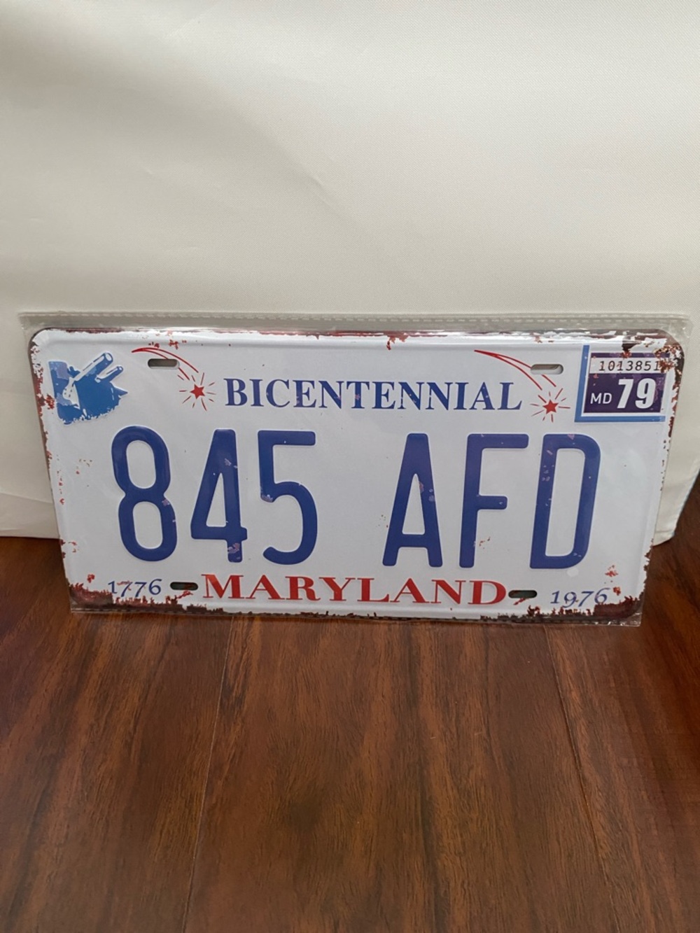 Maryland License Plate